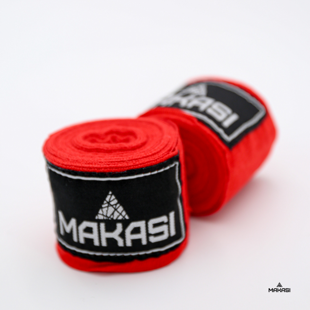 Bandage de boxe rouge - 4M – Makasi-Boxing