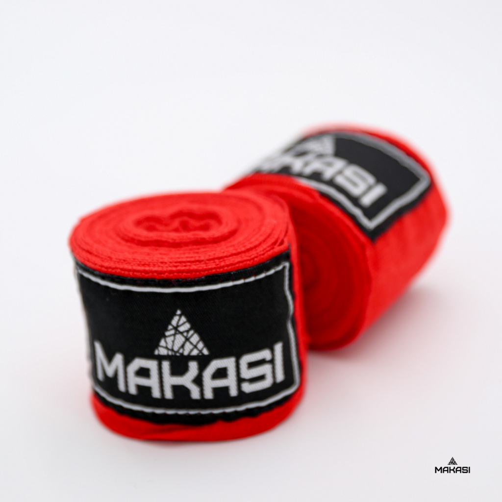 Bandage de boxe rouge - 4M